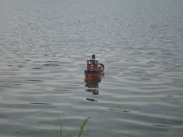 Tony Ray Aero Model 1/18 Mini 1930s Steam Tug Boat RC Ship DIY Full KIT Unassembled w/ Motor ESC Servo Micro Toys - Image 5
