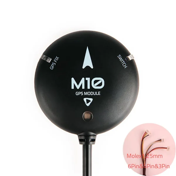 Holybro M10 GPS Module with Compass LED Indicator Onboard Buzzer for Pix32 Pixhawk 1/2.4.6/2.4.8 Flight Controller RC Models - Image 4