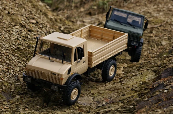 LDRC LD-P06 Several Battery 1/12 2.4G 4WD RC Car Unimog 435 U1300RC w/ LED Light Military Climbing Truck Full Proportional Vehicles Models Toys - Image 8