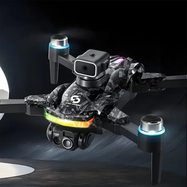 YLR/C S160 WiFi FPV with LCD Screen Controller HD Dual Camera Servo Gimbal 360 Obstacle Avoidance Colorful LED Lights Brushless Foldable RC Drone Quadcopter RTF - Image 3