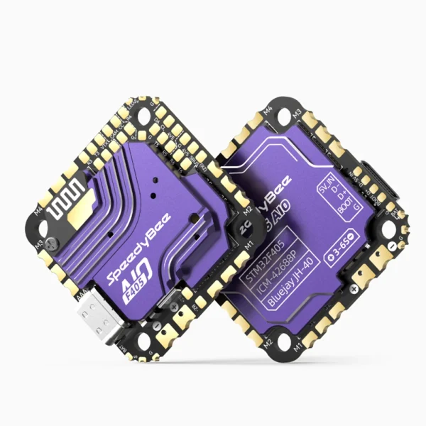 25.5*25.5mm SpeedyBee F405 AIO 40A Flight Controller with 5V 9V BEC Output 40A BL_S 3-6S ESC for RC FPV Racing Drones Support Betaflight Inavflight - Image 3