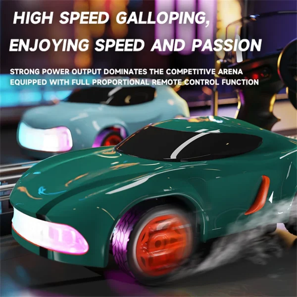 JJRC Q197 RTR 1/64 2.4G 4WD Drift RC Car Mini Race LED Light Radio Control High-Speed Motor Full Proportional On-Road Racing Vehicle Model Boys Gifts Desktop Micro Toys - Image 3