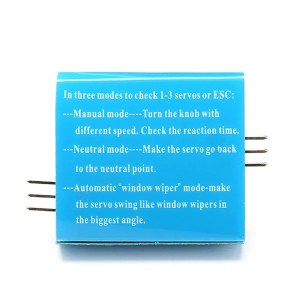 Servo Tester Third Gear Switch With Indicator Light 4.2V To 6.0v 4pcs - Image 4