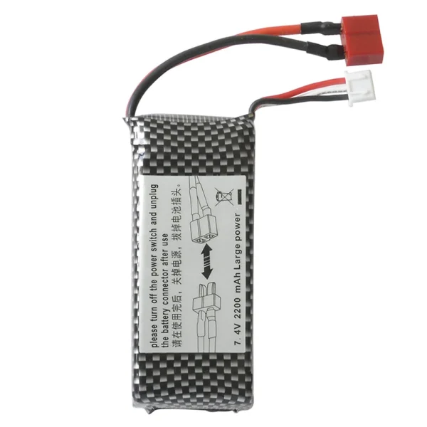XLF X03A X04A MAX X05A F11A 1/10 RC Car Spare 7.4V 2200mAh 30C 2S T Plug Lipo Battery Brushless Vehicles Model Parts - Image 3
