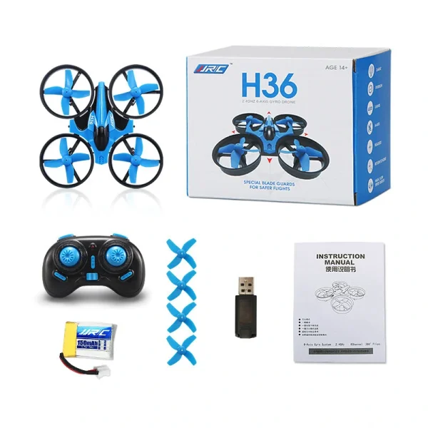 JJRC H36 Mini 2.4G 4CH 6 Axis Headless Mode RC Drone Quadcopter RTF - Image 2
