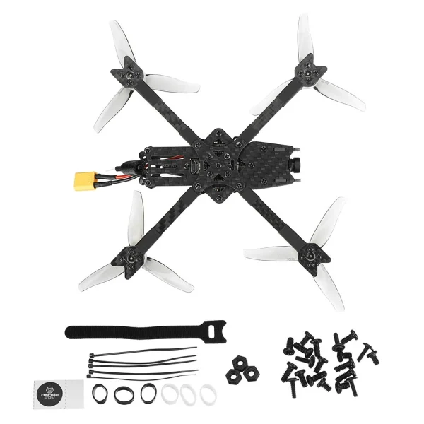 DarwinFPV Baby Ape Pro V2 142mm 3" 2-3S FPV Racing RC Drone PNP 1104 4300KV Brushless Motor - Image 4