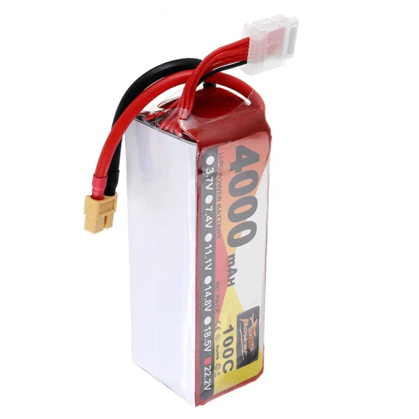 ZOP Power 22.2V 4000mAh 100C 6S Lipo Battery XT60 Plug for FPV RC Drone - Image 5