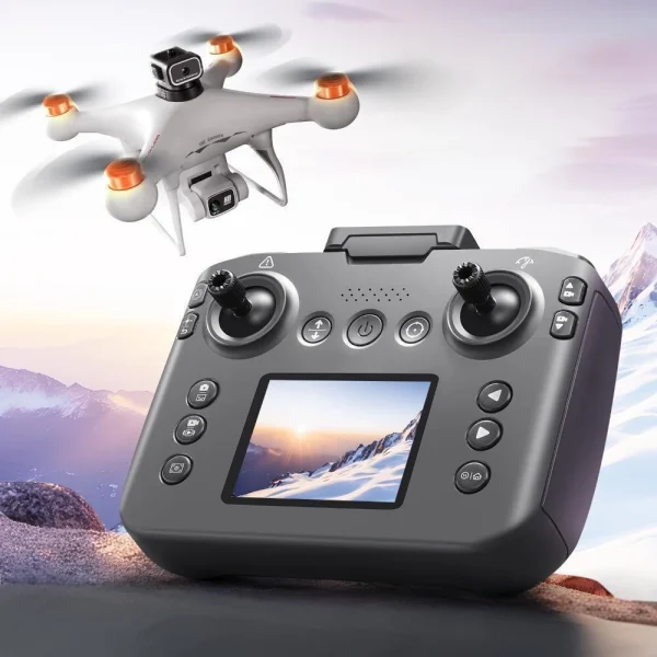 YLR/C S116 MAX WiFi FPV with LCD Screen Controller HD Dual Camera Servo Gimbal 360 Obstacle Avoidance Optical Flow Positioning Brushless RC Drone Quadcopter RTF - Image 5