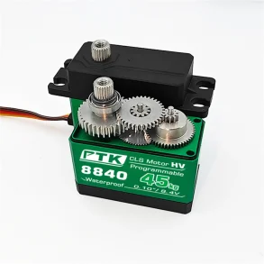 PTK 45KG 8840 32KG 8842 High Torque Stainless Steel/Metal Gear Waterproof Digital RC Servo for Robot Fixed Wing Car and Aircraft Model