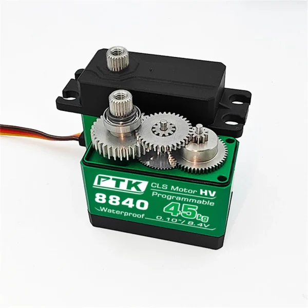 PTK 45KG 8840 32KG 8842 High Torque Stainless Steel/Metal Gear Waterproof Digital RC Servo for Robot Fixed Wing Car and Aircraft Model