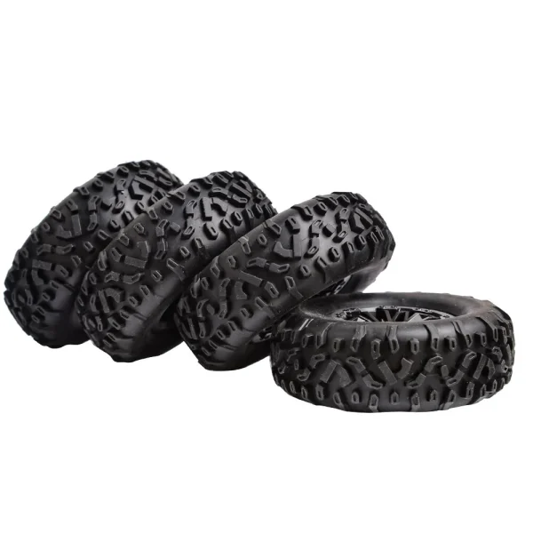 4PCS LDRC RC Car Upgraded Parts Soft Tires Wheels Rims for 1297 1299 WPL B14 B24 C14 C24 C34 C44 MN D90 91 96 99 99S RC Cars Vehicles Models Accessories L0001-6 - Image 5