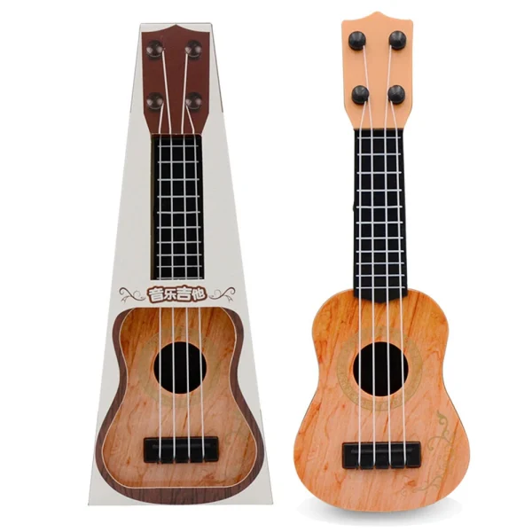 4 Strings Mini Classical Guitar Ukulele Model Early Education Musical Instruments for Kids Beginners Toy