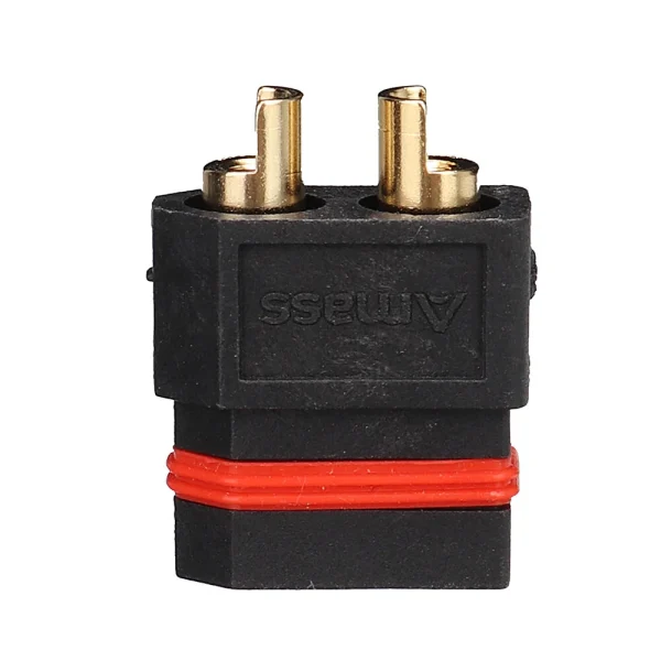 Amass XT60W Waterproof Plug Gold-Plated Black Bullet Connector Male and Female Plug for RC Drone - Image 8