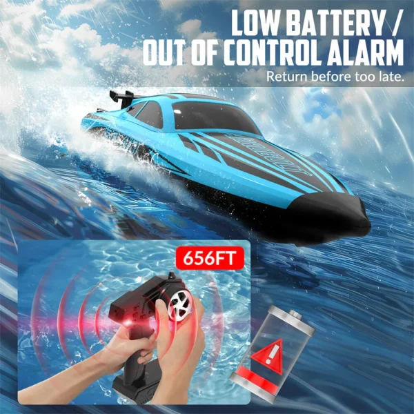 Volantexrc 797-5 SR40 2.4G 30mph RTR Brushless RC Boat Waterproof Auto Self Righting Reverse Water Cooling System Full Proportional High Speed Remote Control Ship Vehicles Models Toys - Image 6