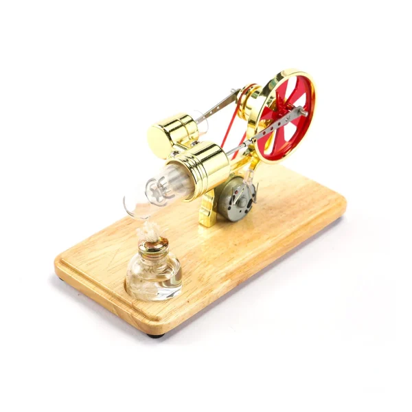 LL-009 4 Color Stirling Engine Motor Model Electricity Generator Education Experiment Learning Science Toys - Image 7