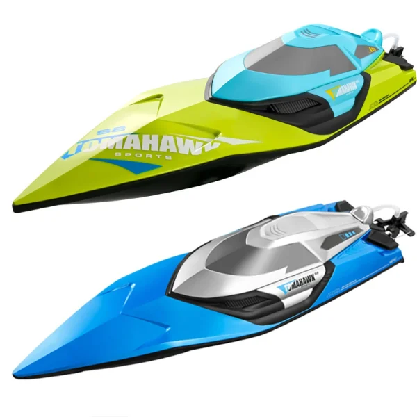 4DRC S2 2.4G RC Boat Fast High Speed Waterproof Capsize Reset Model LED Light Remote Control Toys RTR Pools Lakes Racing Kids Children Gift - Image 2
