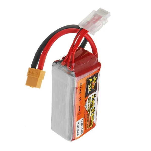 2Pcs ZOP POWER 14.8V 1500mAH 100C 4S Lipo Battery With XT60 Plug For RC Models - Image 4