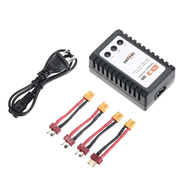 4PCS ZOP Power 7.4V 600mAh 60C 2S LiPo Battery JST + T Plug with B3 Charger XT30 Adapter Cable for RC Models - Image 7