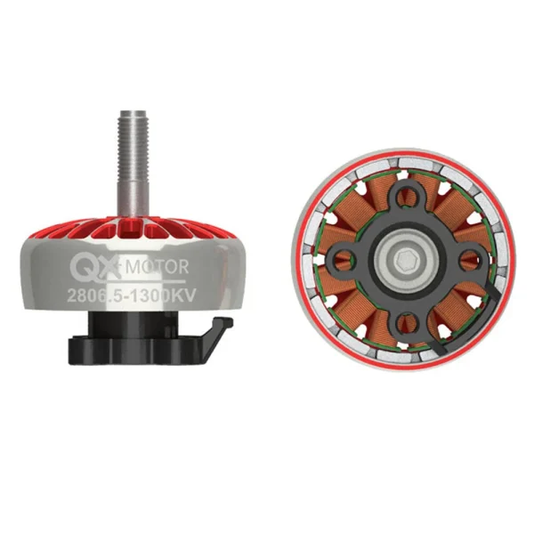 QX-MOTOR 2806.5 1300KV 1800KV 3-6S Brushless Motor 5mm Shaft for DIY 6 / 7 Inch Long Range RC Drone FPV Racing - Image 4
