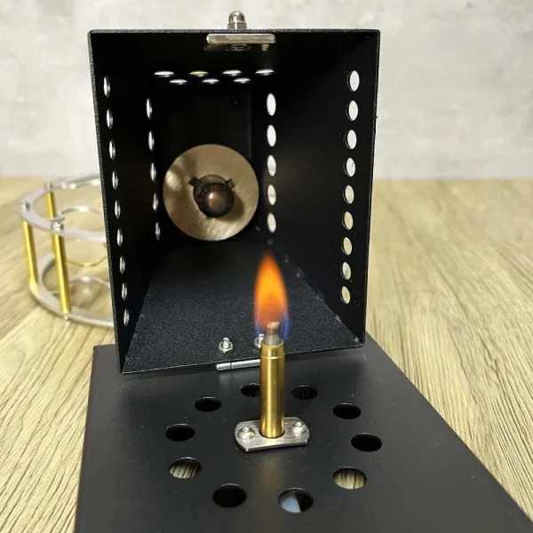 STARPOWER YH003 4-Blades Retro Fan Thermal Power Stirling Engine Model Physics Experiment Science Discovery Production Invention Gift Collection Toys - Image 5