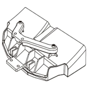 MJX 14303 1/14 RC Car Original Parts Front Bumper Assembly 14110L3 Rear Bumper Assembly