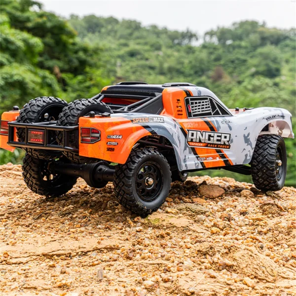 HBX 3100A UDR 1/16 2.4G 4WD 45km/h Brushelss RC Car Short Course Off-Road Desert Truck Gyro High Speed Vehicles Models LED Light Toys Hobbywing ESC Rear Straight Axle Oil Filled Shock - Image 4