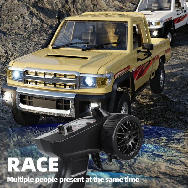 SG PINECONE FOREST 1405 RTR 1/14 2.4G RWD RC Car for TOYOTA  LC79 Pickup Truck LED Light Off-Road Climbing Vehicles Classic Models Remote Control Toys - Image 6