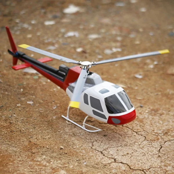 FLY WING Squirrel-AS350 6CH 3D Flying Three Rotor Blade GPS Hover Inverted Hover One Key Return Scale RC Helicopter PNP With H1 Flight Controller - Image 5
