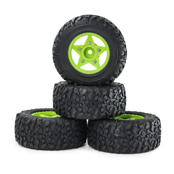 4PCS D231 Upgraded Off-Road Tires Wheels for 1/8 1/10 Short Course Truck RC Cars Vehicles Models Parts Accessories - Image 6