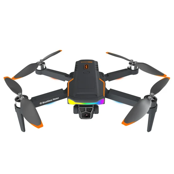 ZHENG FEI TOYS F168 Three Camera WiFi FPV with 3 HD Lens Dual Servo Gimbal 360 Obstacle Avoidance Optical Flow Positioning Brushless Foldable RC Drone Quadcopter RTF - Image 5