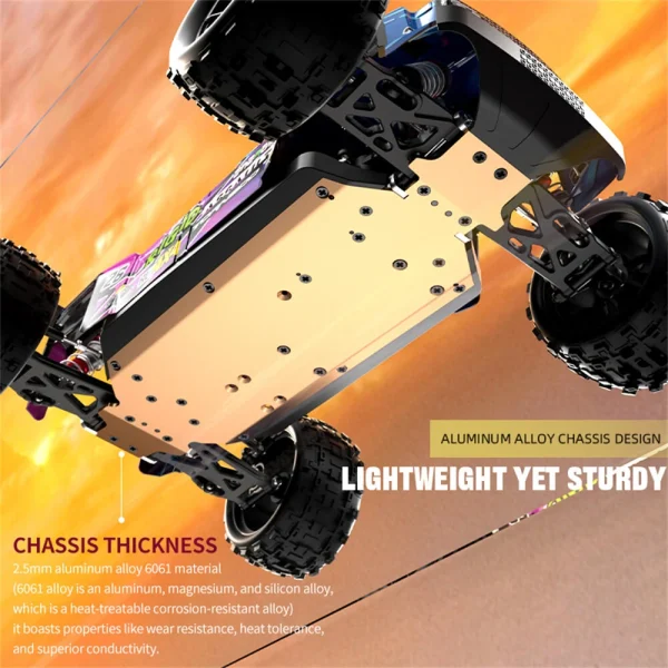 JJRC C8803 RTR 1/12 2.4G 4WD Brushless RC Car Wind Walker High Speed Off-Road Truck Vehicles LED Light Full Proportional Alloy Chassis Oil Filled Shocks Models Electric Toys - Image 7