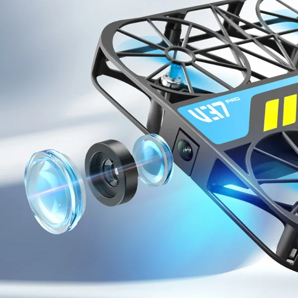 4DRC V37 MINI WiFi FPV with HD Camera Altitude Hold Mode Grid Full Protection Child Gift LED Light Pocket RC Toys Drone Quadcopter RTF - Image 6