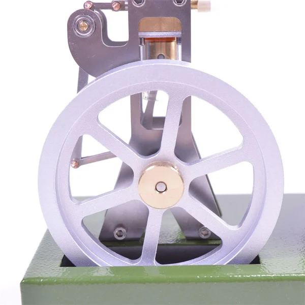 Enjomor Vertical Transparent Cylinder Steam Engine with UFO Hero's Engine Boiler Education Toy Gift for Adults & Kids - Image 6