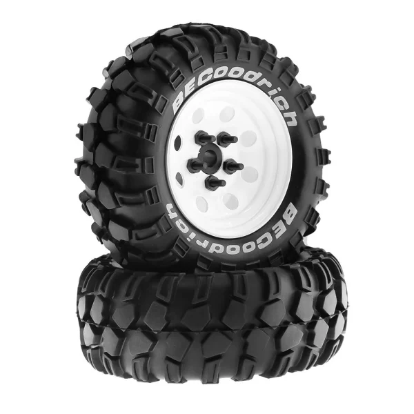 4PCS Off Road Tires Wheel 1.9 inch for 1/8 RC Racing Crawler Car FMS NT4 SCX10 W136 RC Car Parts One Line Hex Adapter - Image 4
