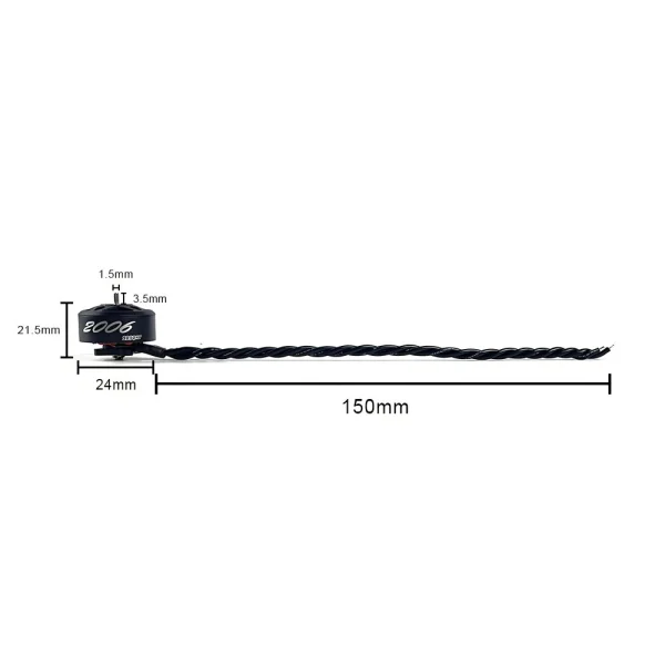 DarwinFPV CineApe35 2006 2030KV 6S/ 3400KV 4S Brushless Motor for 3.5 Inch Whoop FPV Drones - Image 4
