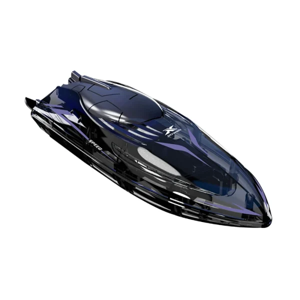 YTRC 802 RC Boat 2.4G Stunt 360 Rolling  with LED Lights 5CH RC Boat High Speed Speedboat Waterproof 20km/h Electric Racing Vehicles Models Lakes Pools Remote Control Toys