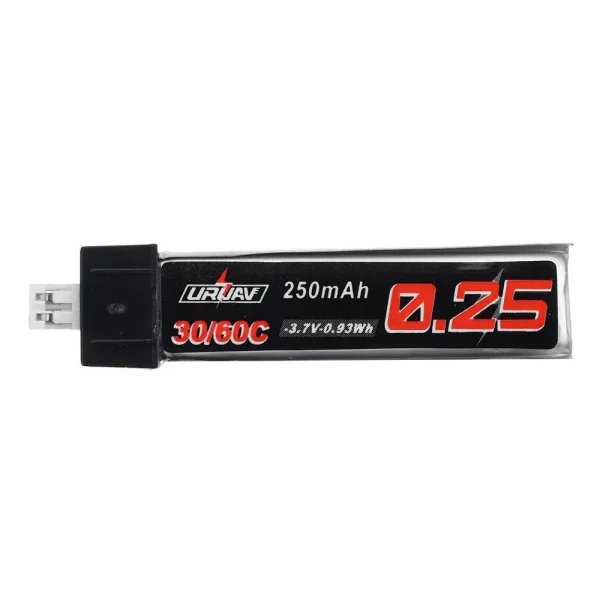 10Pcs URUAV 3.7V 250mAh 30C/60C 1S Lipo Battery PH2.0 for Blade Nano QX CPX Tiny Whoop TINY6 6X - Image 5