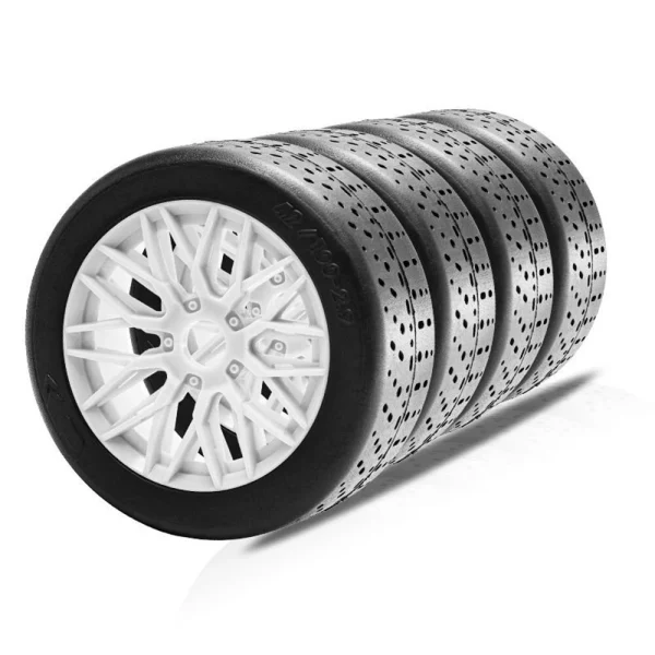 4PCS Wheel Hub Rubber Tires for 1/8 ARRMA 1/7 Infraction 6S F1 Limitless RC Car Vehicle Models Parts - Image 9