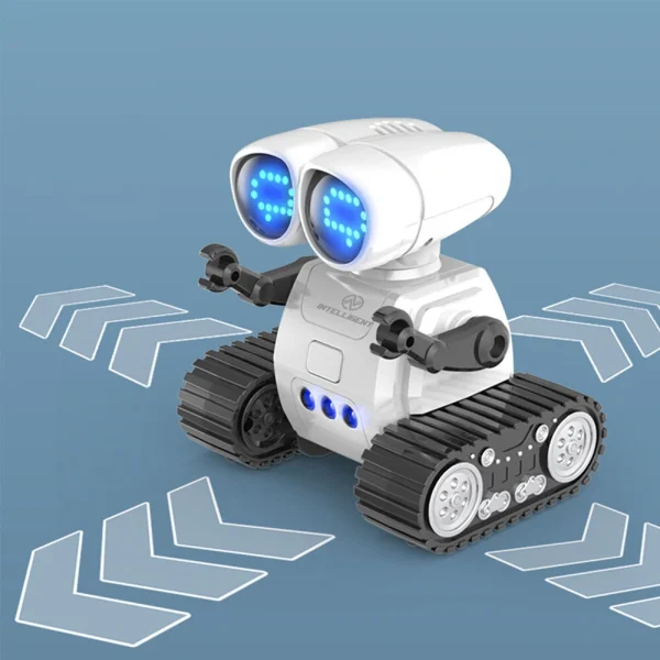 2.4GHz Mini Remote Control Programming Robot Multifunctional LED Lights Control Omnidirectional Marching Robot Toy for Children - Image 3
