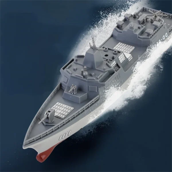 777-583 1/890 2.4G 4CH RTR RC Boat 15KM/H Speed Waterproof Destroyer RC Vehicle Models - Image 3