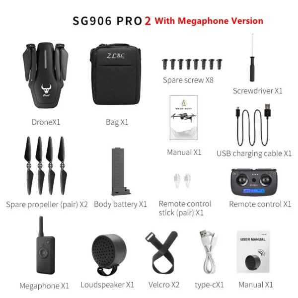 ZLL SG906 PRO 2 GPS 5G WIFI FPV With 4K HD Camera 3-Axis Gimbal 28mins Flight Time Brushless Foldable RC Drone Quadcopter RTF - Image 7