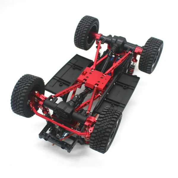 8PCS Upgraded Metal Linkage Rods Front Rear for MN128 MN86S G500 1/12 RC Car Vehicles Models Spare Accessories - Image 4