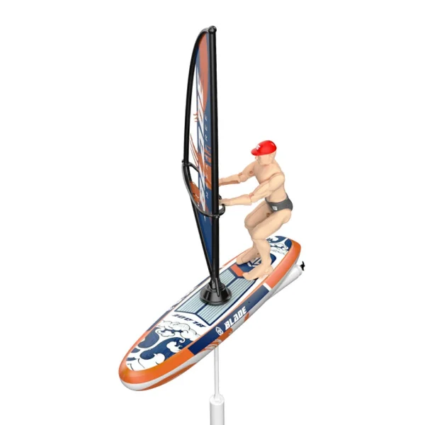 2.4G RC Boat Colorful Sailboat Swinging Sail Driving Swimming Pool Ship Underwater Balance Vehicles Models Toys - Image 4