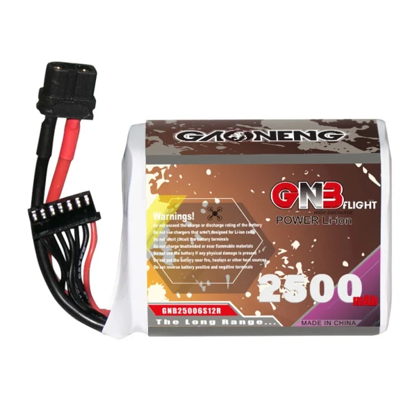 Gaoneng GNB 22.2V 2500mAh 12C 6S Li-ion Battery XT30/XT60 Plug for RC Drone - Image 2