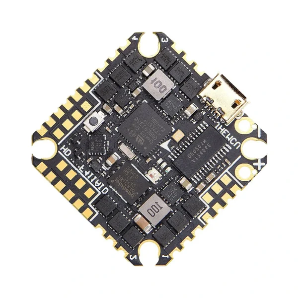 25.5x25.5mm JHEMCU GHF411AIO HD F4 OSD Flight Controller with 5V 10V BEC BL_S 40A 3-6S 4in1 ESC Support DJI O3 for RC FPV Racing Drone