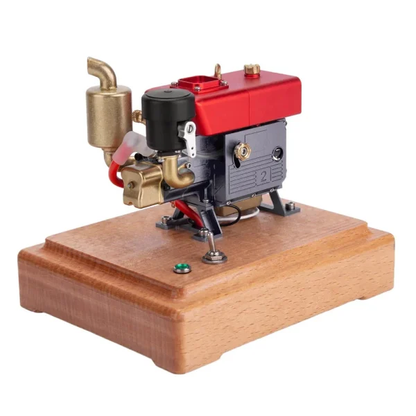 NikolaToy for MUSA 1/8 2.6cc Mini Single-Cylinder 4-Stroke Gas Powered Motor Engine Model Physics Experiment Science Discovery Production Invention Gift Collection Toys - Image 6