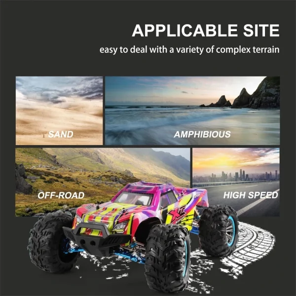 XLF F22A RTR 1/10 2.4G 4WD 70km/h Brushless RC Car Off-Road Vehicles Metal Chassis 3650 Motor 85A ESC - Image 9