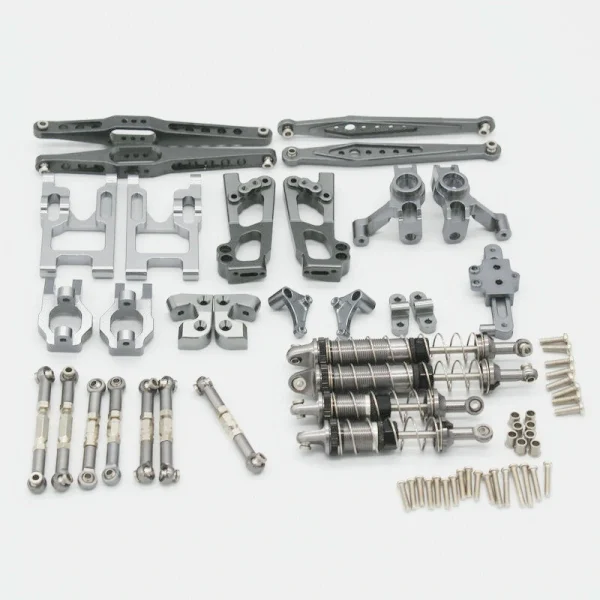 Wltoys 1/12 12427 12428 Upgrade Metal C Seat Steering Cup Shock Adapter Set RC Car Parts