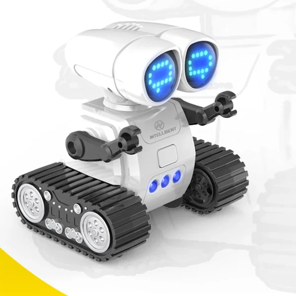 2.4GHz Mini Remote Control Programming Robot Multifunctional LED Lights Control Omnidirectional Marching Robot Toy for Children - Image 2