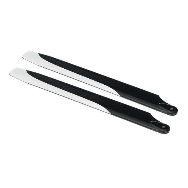 1pair PUDU 230mm Carbon Fiber Main Rotor Blade Propeller For RC Helicopter - Image 8